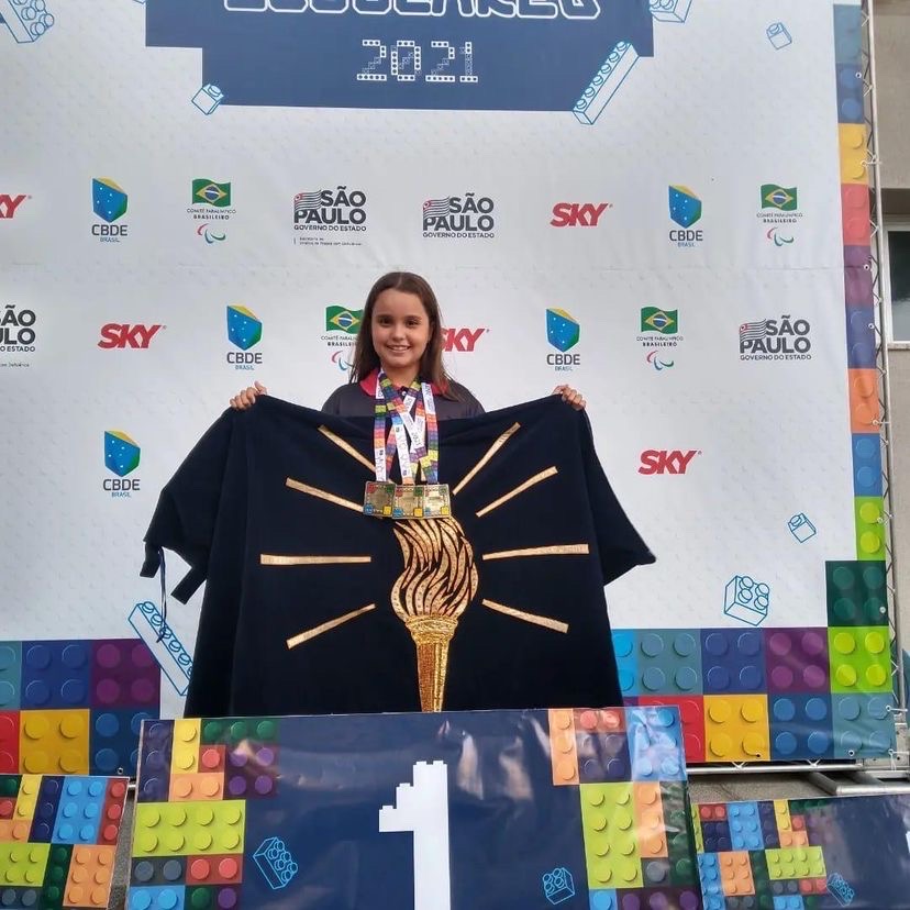 Estudante do CIC Damas conquista ouros nas Paralimpíadas Escolares